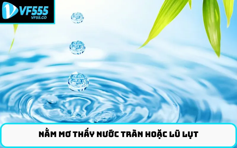 Nằm mơ thấy nước tràn hoặc lũ lụt
